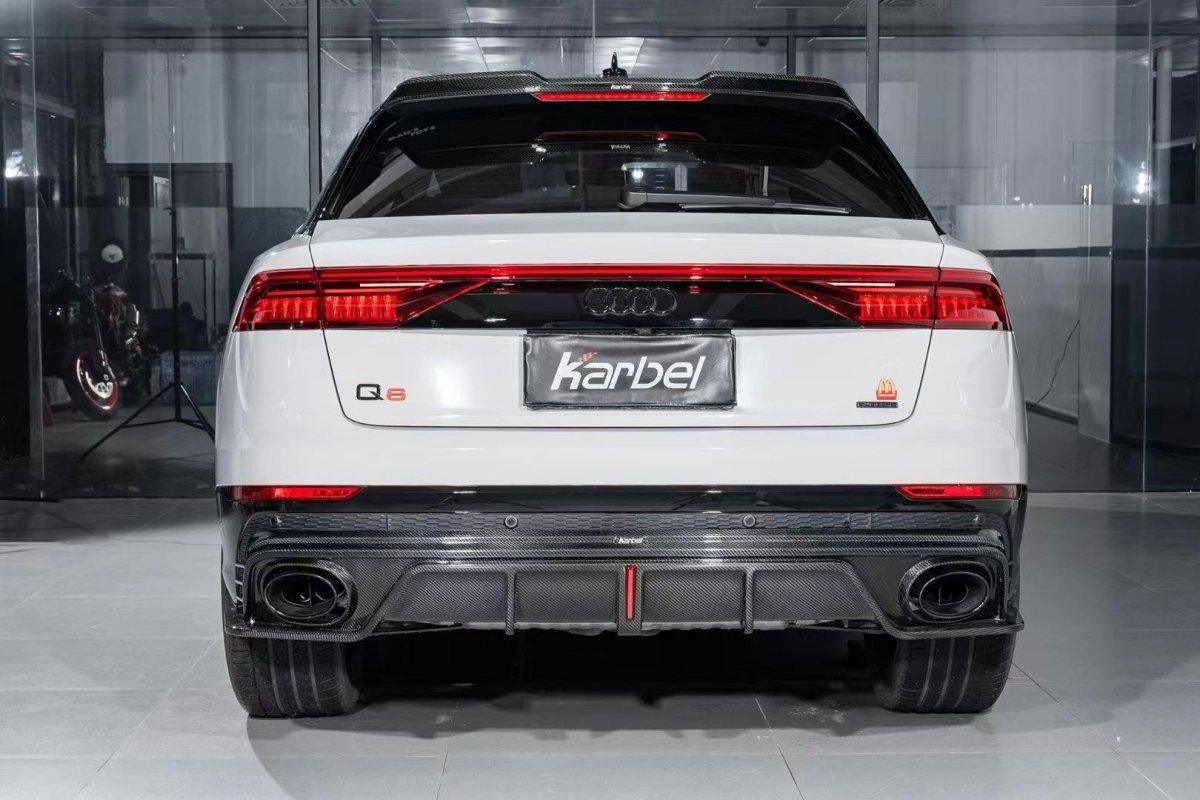 Audi RSQ8 SQ8 Q8 Aftermarket Parts Karbel Carbon Rear Trunk Spoiler Pre ...