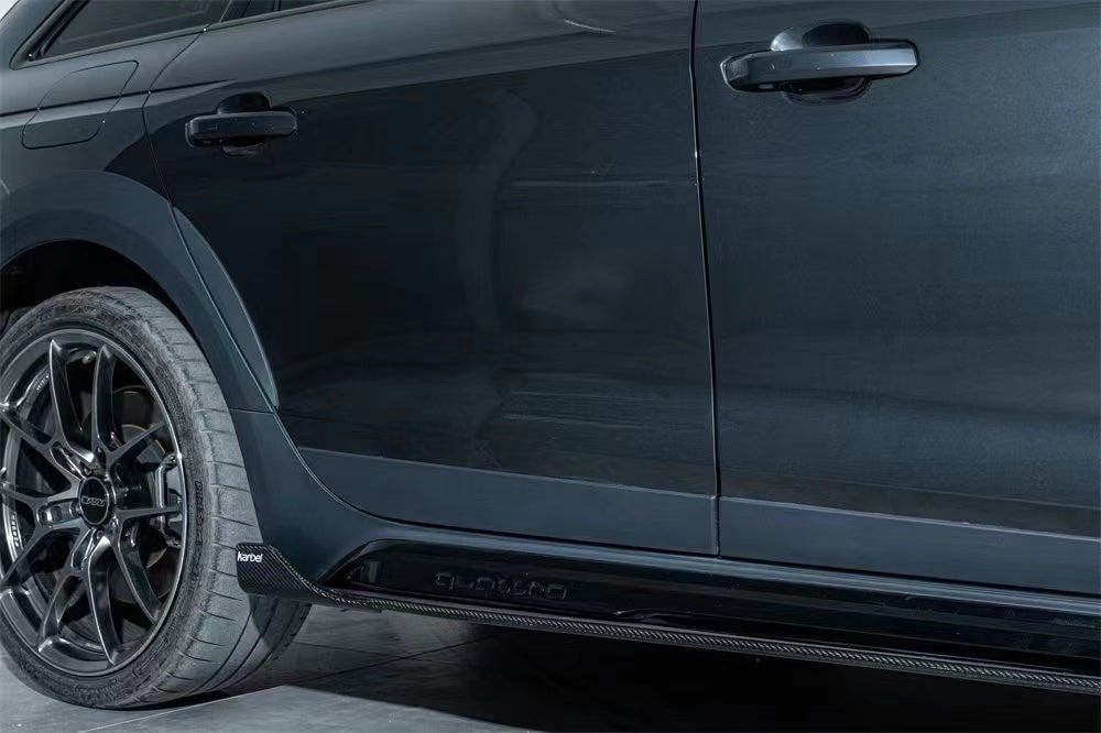 Karbel Carbon Pre-preg Carbon Fiber Side Skirts Audi A4 Allroad B9.5 2020-ON - Performance SpeedShop