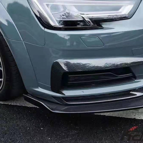 Karbel Carbon Pre-preg Carbon Fiber Upper Valences For Audi A4 Allroad B9 2017-2019 - Performance SpeedShop