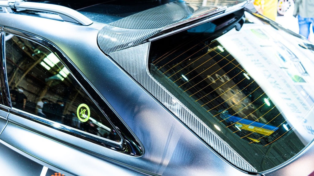 Karbel Carbon Ver.1 Carbon Fiber Rear Roof Spoiler For Audi A6 Allroad C8 2020-ON - Performance SpeedShop