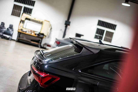 Audi A6 Allroad C8 2020-ON with Aftermarket Parts - V2 Style Rear Roof Spoiler Pre-preg Carbon Fiber from Karbel Carbon