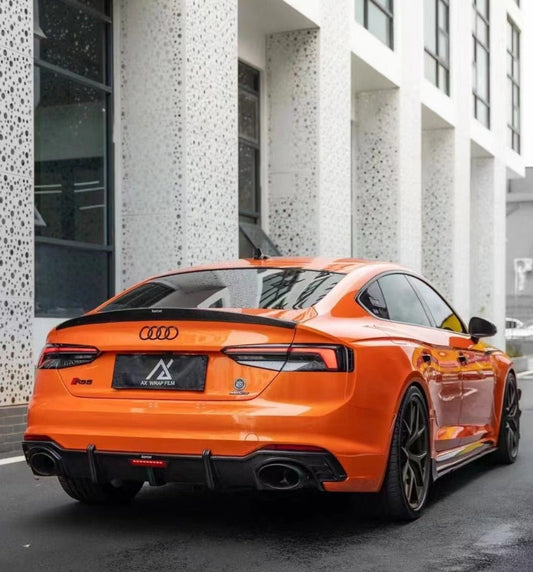 Audi RS5 B9 2018 2019 2020 with Aftermarket Parts - Rear Diffuser Pre-preg Carbon Fiber from Karbel Carbon