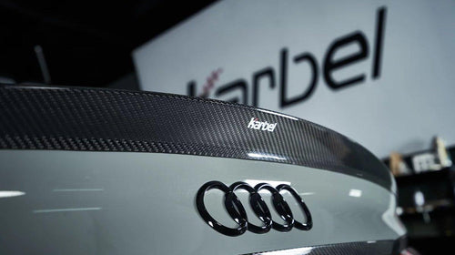 Karbel Dry Carbon Fiber Rear Spoiler Ver.1 For Audi Audi RS5 & S5 A5 S-Line & A5 B9 B9.5 2017-ON 4 Door Sedan - Performance SpeedShop