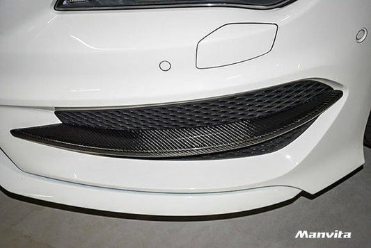 Manvita C117 2014-2016 CLA-250 CLA-45 AMG Carbon Fiber Front Canards - Performance SpeedShop