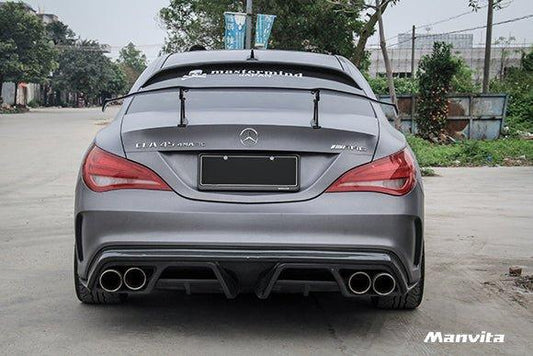 Manvita C117 2014-2019 CLA-250 CLA-45 AMG Carbon Fiber Rear Spoiler Wing Ver.1 - Performance SpeedShop