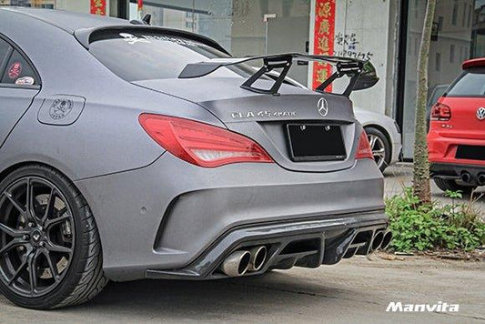 Manvita C117 2014-2019 CLA-250 CLA-45 AMG Carbon Fiber Rear Spoiler Wing Ver.1 - Performance SpeedShop