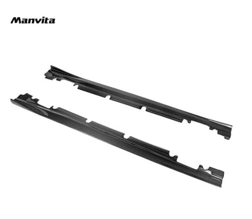 Manvita C117 2014-2019 CLA-250 CLA-45 AMG Carbon Fiber Side Skirts Ver.2 - Performance SpeedShop