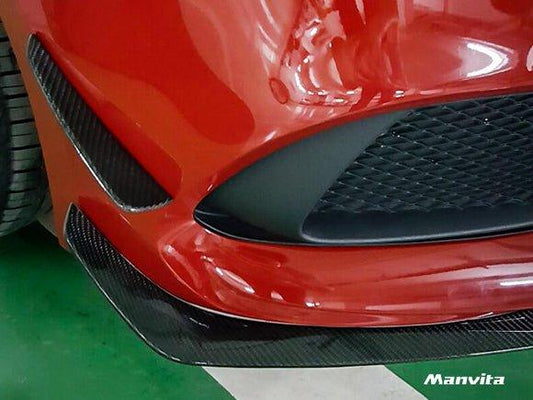 Manvita C117 2017-2019 CLA-250 CLA-45 AMG Carbon Fiber front Bumper Canards - Performance SpeedShop