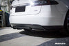 Manvita Carbon Fiber Rear Diffuser 3 Pcs For Tesla Model S 2012-2015 - Performance SpeedShop