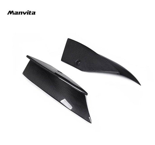 Manvita Carbon Fiber Rear Diffuser 3 Pcs For Tesla Model S 2012-2015 - Performance SpeedShop