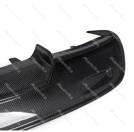 Manvita Carbon Fiber Rear Diffuser 3 Pcs For Tesla Model S 2012-2015 - Performance SpeedShop