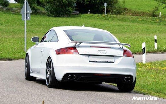 Manvita Carbon Fiber Rear Spoiler For Audi TT TTS 8J 2006-2014 - Performance SpeedShop