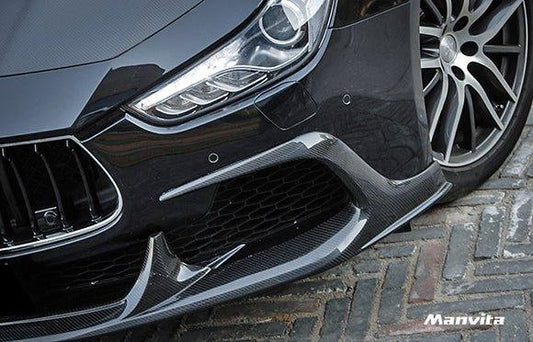 Manvita Maserati Ghibli 2014-2017 Carbon Fiber Front Lip - Performance SpeedShop