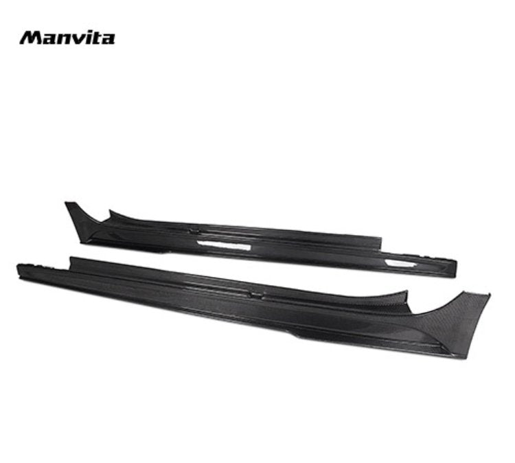 Manvita Maserati Ghibli 2014-2017 Carbon Fiber Side Skirts - Performance SpeedShop