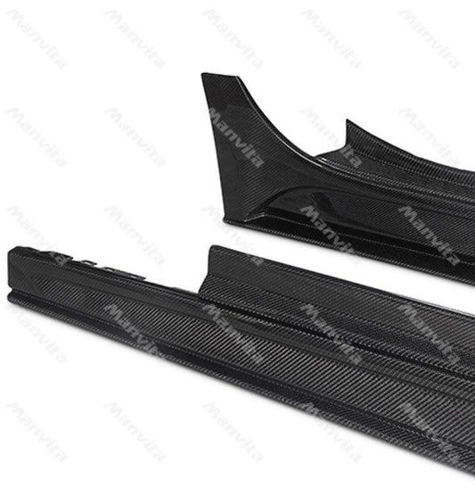 Manvita Maserati Ghibli 2014-2017 Carbon Fiber Side Skirts - Performance SpeedShop