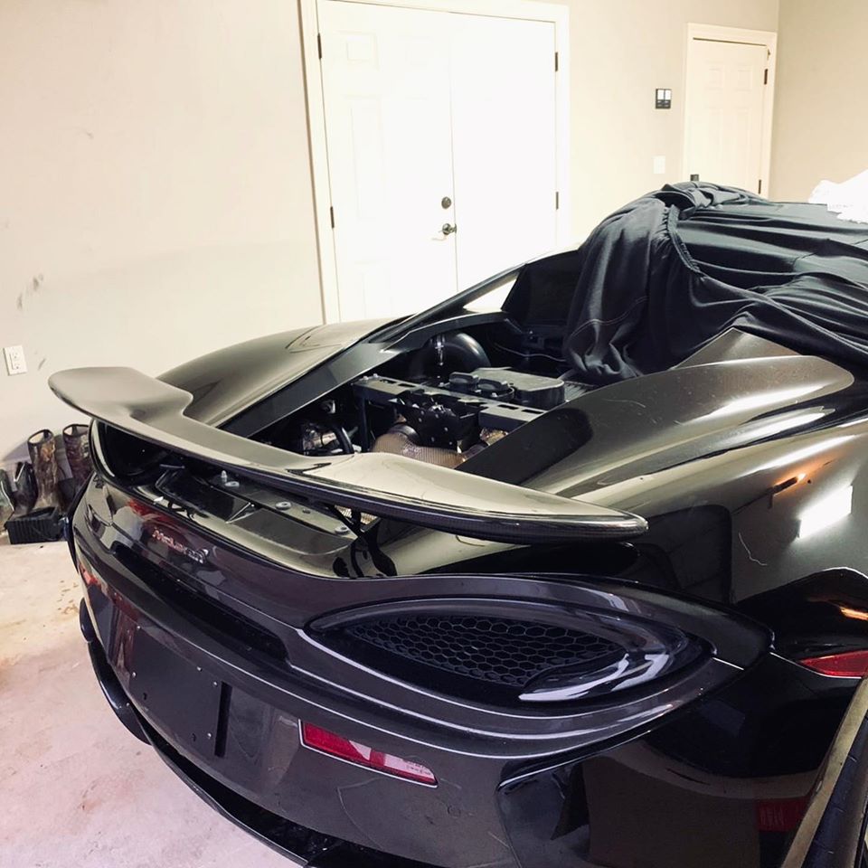 McLaren 570S 540C 570GT Dry Carbon Rear Wing– Performance SpeedShop