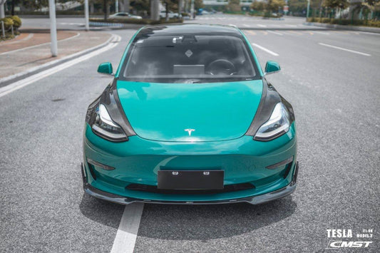 New Release!!! CMST Tesla Model 3 Carbon Fiber Front Lip Ver.5 - Performance SpeedShop