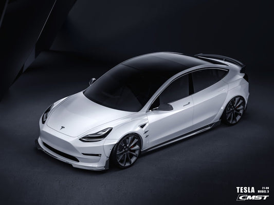 New Release!!! CMST Tesla Model 3 Carbon Fiber Front Lip Ver.5 - Performance SpeedShop