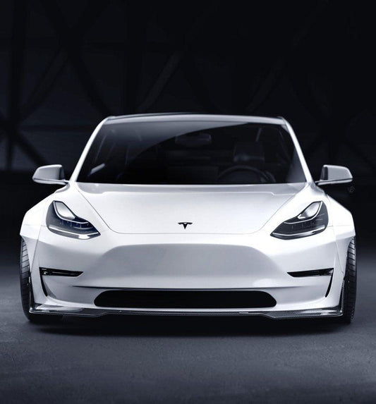 New Release!!! CMST Tesla Model 3 Carbon Fiber Front Lip Ver.5 - Performance SpeedShop