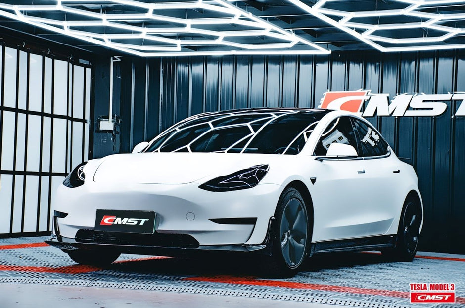 Tesla Model 3 aftermarket parts, carbon fiber body kit - PSS ...