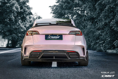 New Release! CMST Tuning Carbon Fiber Rear Bumper ver.1 for Tesla Model Y - Performance SpeedShop