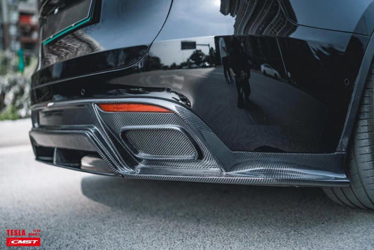New Release! CMST Tuning Carbon Fiber Rear Diffuser Ver.3 for Tesla Model Y - Performance SpeedShop
