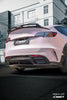 Tesla Model Y Performance AWD Long Range RWD Standard 2020-ON with Aftermarket Parts - V3 Style Rear Diffuser Carbon Fiber / FRP from CMST Tuning