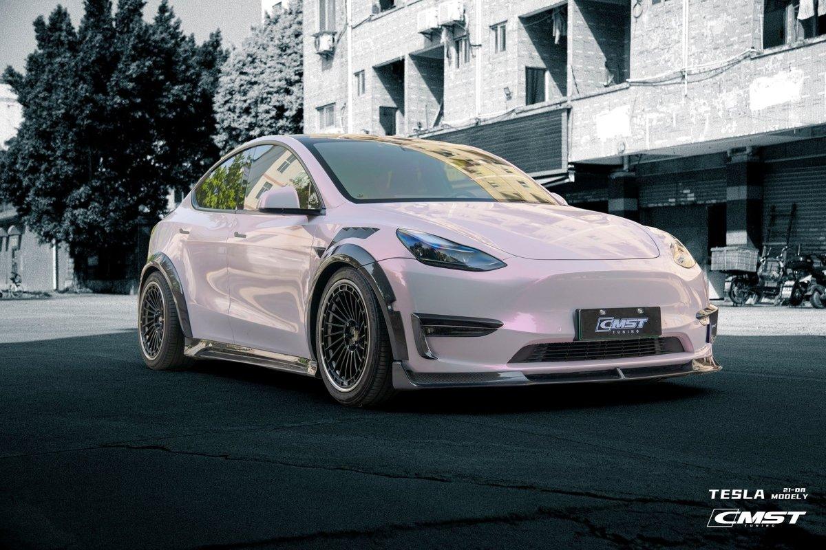Model Y Custom Tesla Model Y aftermarket parts, carbon fiber body kit - PSS ...