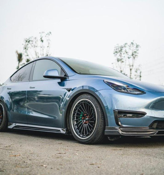 New Release! CMST Tuning Carbon Fiber Upper Valences Ver.2 for Tesla Model Y - Performance SpeedShop