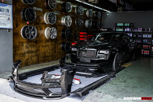 DarwinPRO Rolls-Royce Wraith/Dawn - BKSS Portion Carbon Fiber Front Bumper
