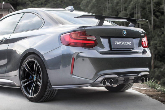 Paktechz BMW M2 M2C F87 Carbon Fiber Rear Diffuser - Performance SpeedShop