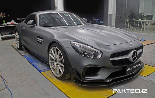 Paktechz Carbon Fiber Front Lip Ver.1 for Mercedes benz AMG GT/GTS C190 2015-2017 - Performance SpeedShop