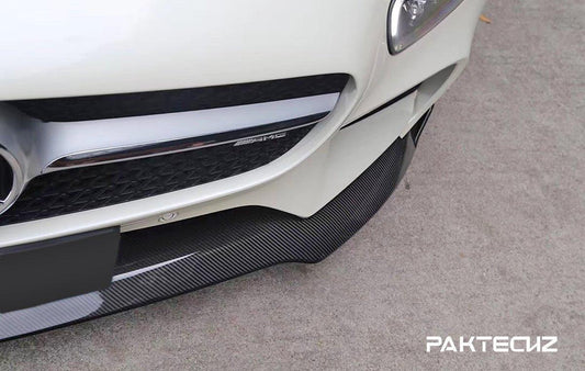 Paktechz Carbon Fiber Front Lip Ver.2 for Mercedes benz AMG GT/GTS C190 2015-2017 - Performance SpeedShop