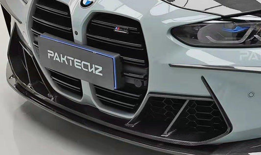 Paktechz Carbon Fiber Front Vent Overlay Trim For BMW M3 G80 M4 G82 G83 2021-ON - Performance SpeedShop