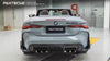 Paktechz Carbon Fiber Rear Bumper Canards For BMW M4 G82 G83 2021-ON - Performance SpeedShop