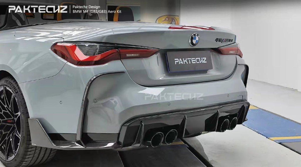 Carbon Fiber Rear Diffuser & Canards for BMW M4 G82 G83 – Performance ...