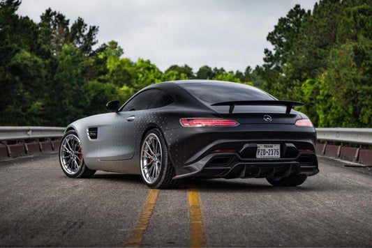 Paktechz Carbon Fiber Rear Diffuser Ver.1 for Mercedes benz AMG GT GTS C190 2015-2021 - Performance SpeedShop