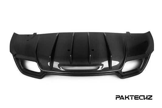 Paktechz Carbon Fiber Rear Diffuser Ver.1 for Mercedes benz AMG GT GTS C190 2015-2021 - Performance SpeedShop