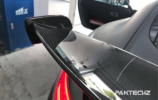 Paktechz Carbon Fiber Rear Spoiler Wing Ver.1 For Mercedes benz AMG GT/GTS C190 - Performance SpeedShop