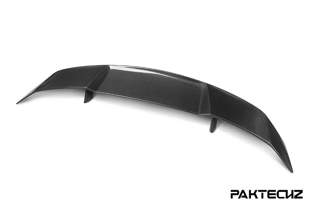 Paktechz Carbon Fiber Rear Spoiler Wing Ver.2 for Mercedes benz AMG GT GTS GTC C190 2015-2021 - Performance SpeedShop