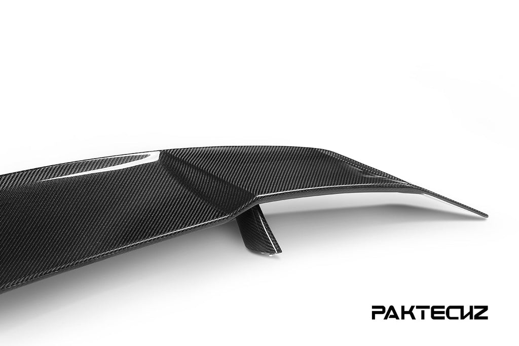 Paktechz Carbon Fiber Rear Spoiler Wing Ver.2 for Mercedes benz AMG GT GTS GTC C190 2015-2021 - Performance SpeedShop