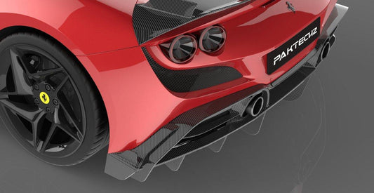 Paktechz Dry Carbon fiber Full Body Kit for Ferrari F8 - Performance SpeedShop