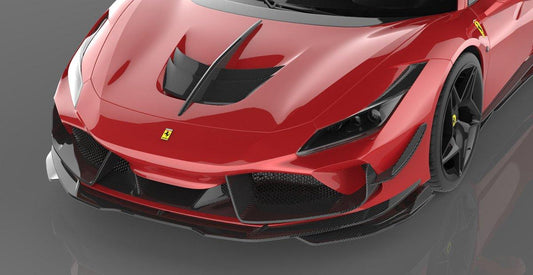 Paktechz Dry Carbon fiber Full Body Kit for Ferrari F8 - Performance SpeedShop