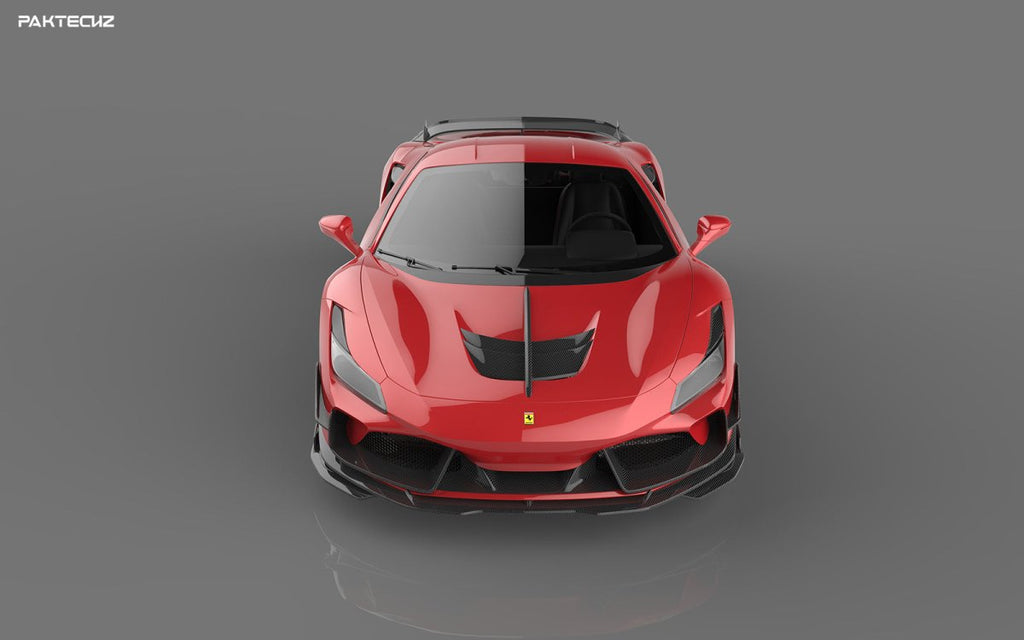 Paktechz Dry Carbon fiber Full Body Kit for Ferrari F8 - Performance SpeedShop