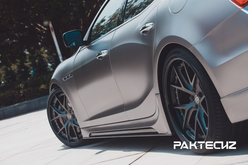 Paktechz Maserati Ghibli 2014-2017 Carbon Fiber Side Skirts - Performance SpeedShop