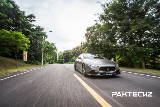 Paktechz Maserati Ghibli 2014-2017 Carbon Front Lip Splitter - Performance SpeedShop