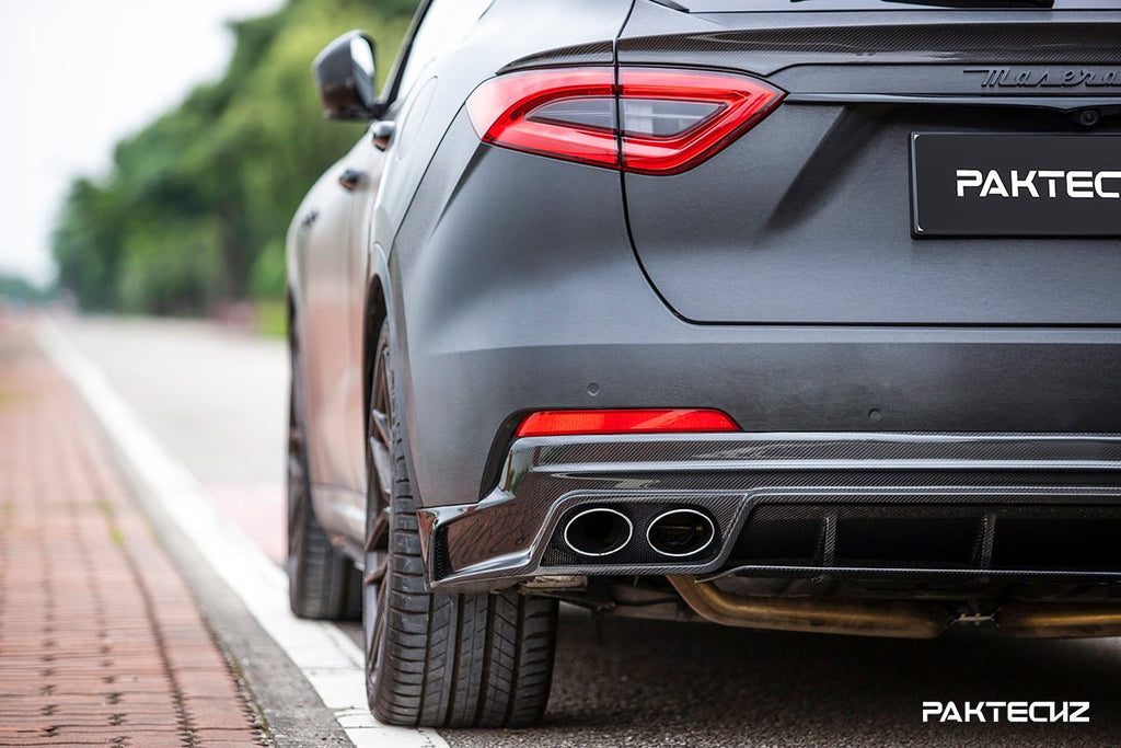 Paktechz Maserati Levante Carbon Fiber Rear Diffuser - Performance SpeedShop