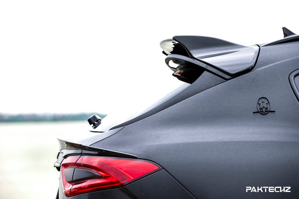 Paktechz Maserati Levante Carbon Fiber Trunk Lip - Performance SpeedShop