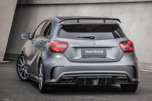 Paktechz Mercedes Benz A45 W176 Carbon Fiber Diffuser (incl. F1 Light) - Performance SpeedShop