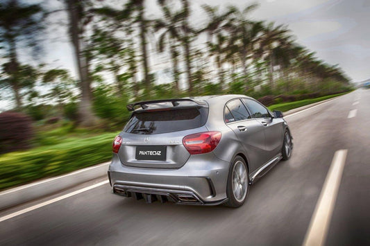 Paktechz Mercedes Benz A45 W176 Carbon Fiber Diffuser (incl. F1 Light) - Performance SpeedShop